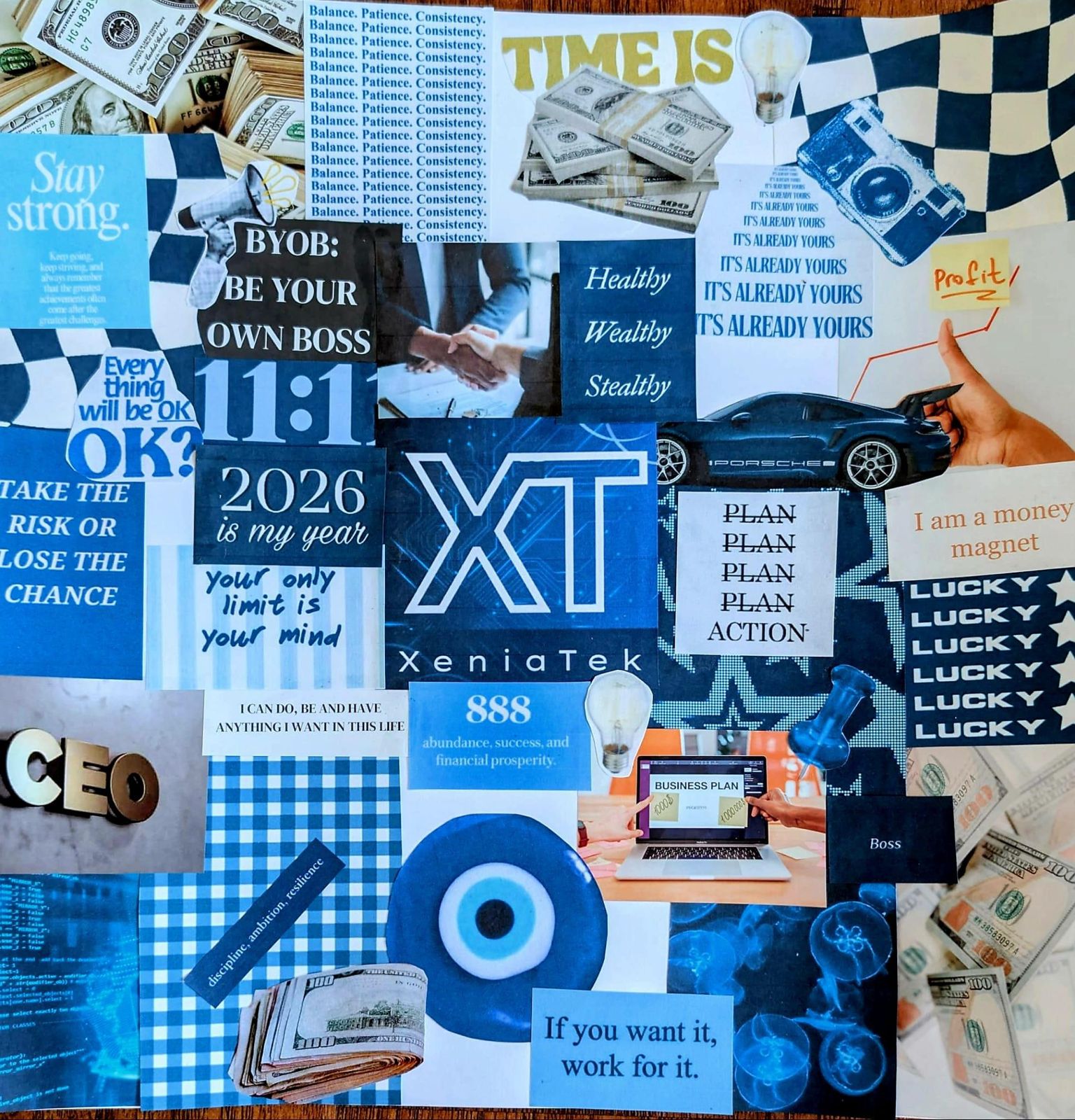 Ushanktech Vision Board